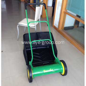 16"Hand Push Reel Lawn Mower with Grass box